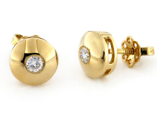 CF00792 - Orecchini Puntoluce Oro Diamanti ct 0.21
