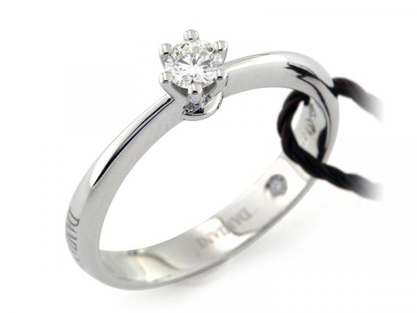 CF00822 - Damiani Anello Solitario Elettra ct 0.19