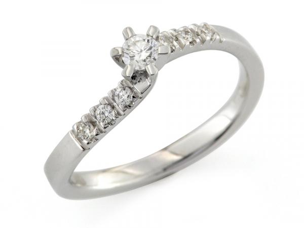 CF00884 - Anello Contrarie con Diamanti ct. 0.13