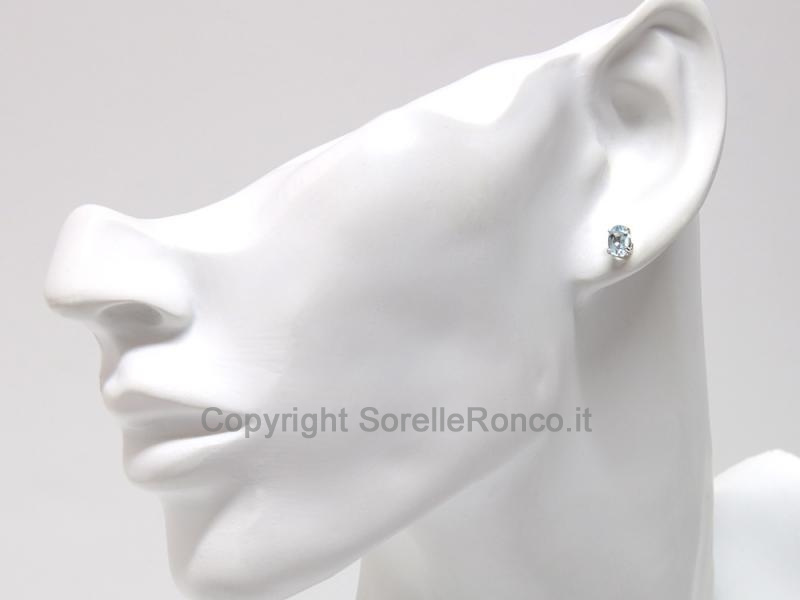 ORECCHINI ORO E ACQUAMARINA 0.90CT