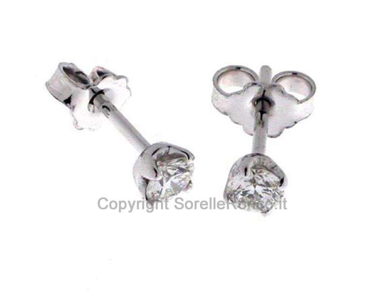 ORECCHINI PUNTOLUCE DIAMANTI 0.20 CT