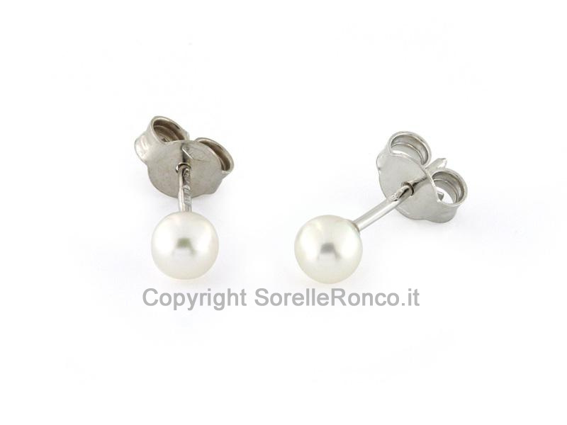 ORECCHINI ORO E PERLE Ø 5-5.5MM