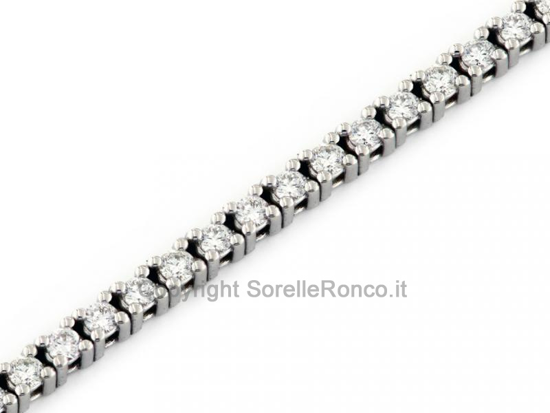 BRACCIALE TENNIS CON DIAMANTI CT 1.50