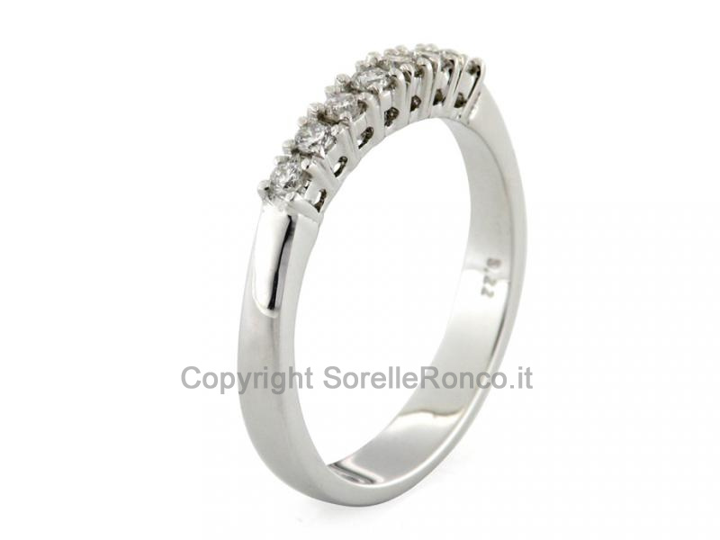 ANELLO VERETTA CON DIAMANTI DA 0.22 CT