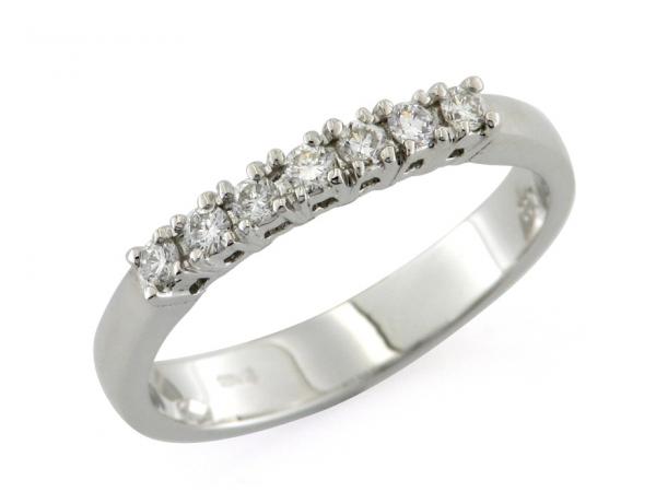CF01040 - Anello Veretta con Diamanti da 0.22 ct