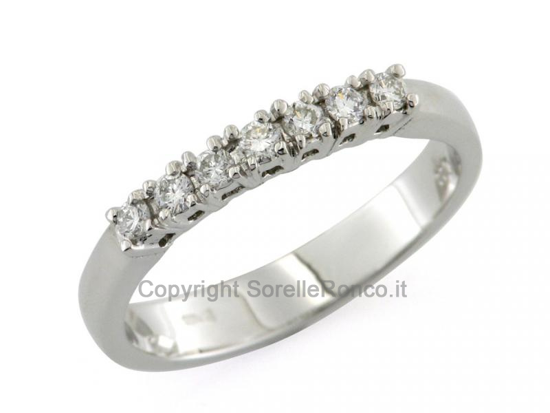 ANELLO VERETTA CON DIAMANTI DA 0.22 CT