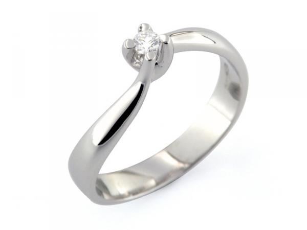 CF01046 - Anello Valentino Oro e Diamante 0.06 Ct