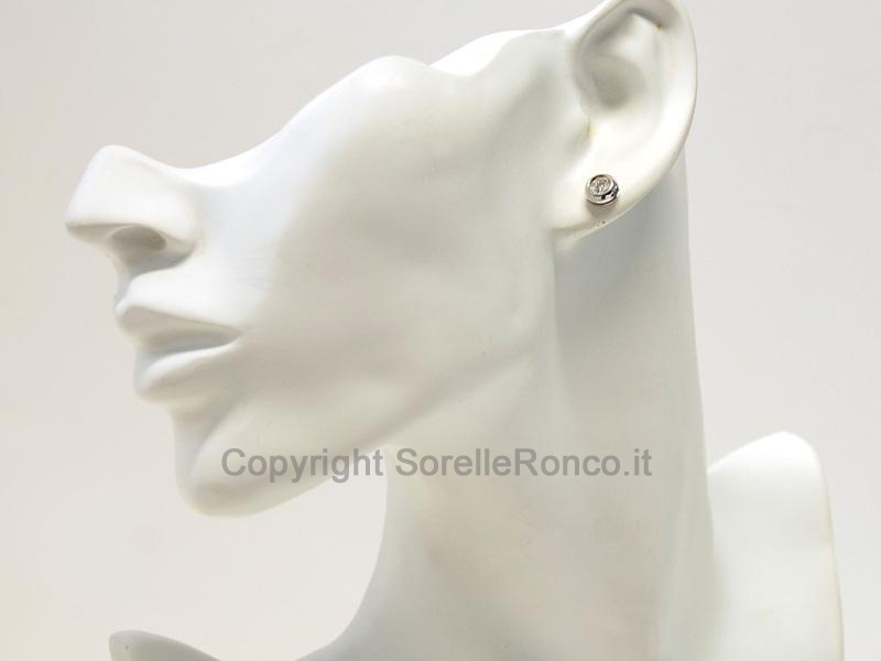 ORECCHINI PUNTOLUCE ORO DIAMANTI 0.54 CT