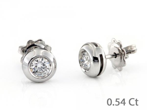 CF01072 - Orecchini Puntoluce Oro Diamanti 0.54 ct