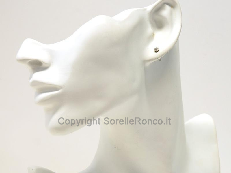 ORECCHINI PUNTOLUCE CON DIAMANTI 0.20 CT
