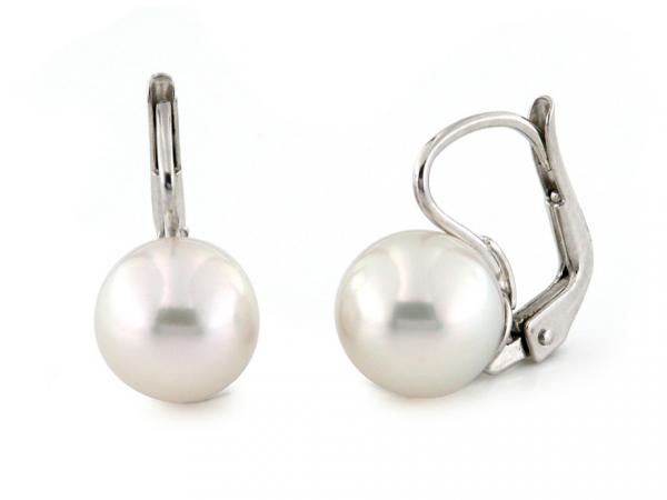 CF01087 - Orecchini Oro con Perle ø 8.5-9 mm