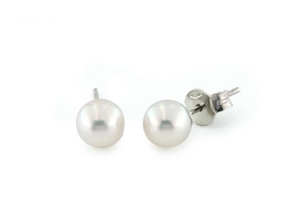 CF01090 - Orecchini Oro e Perle ø 5.5-6 mm