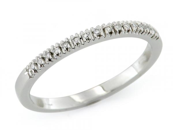 CF01098 - Anello Riviera Oro e Diamanti da 0.08 ct