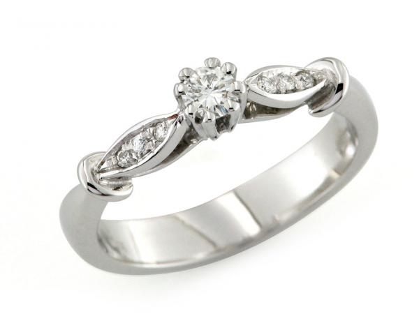 CF01114 - Anello in Oro con Diamante 0.15 Ct