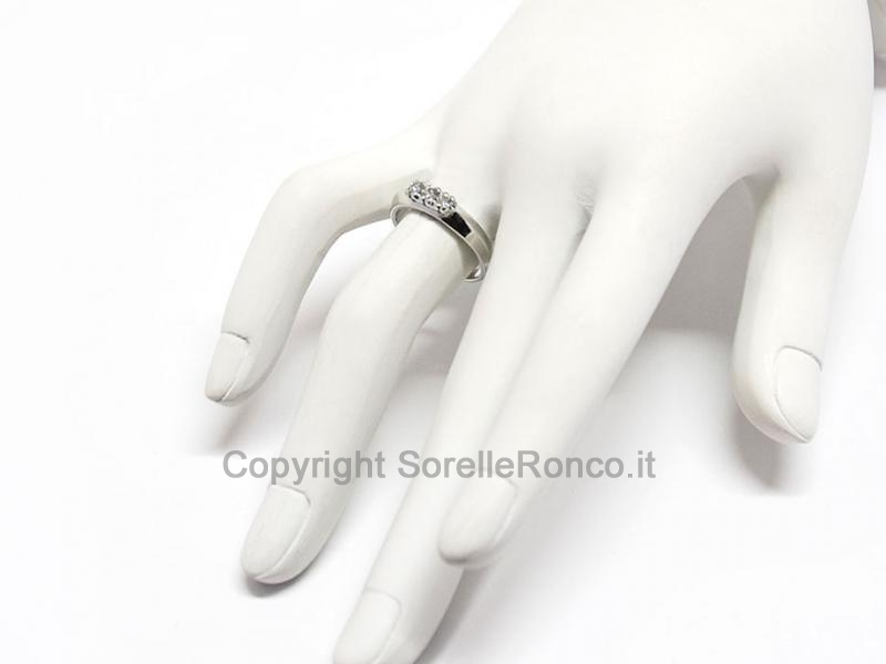ANELLO TRILOGY CON DIAMANTI DA 0.28 CT
