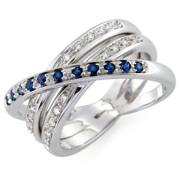 CF01132 - Anello in Oro con Diamanti e Zaffiri