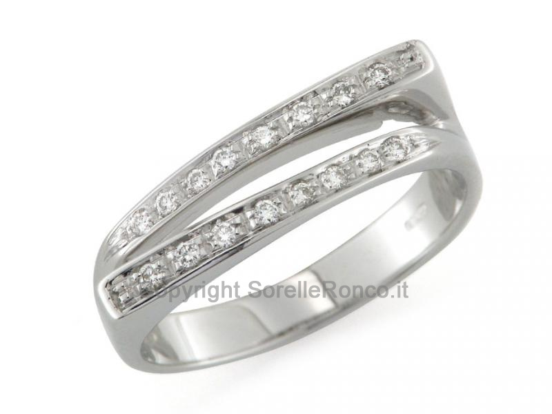 ANELLO FANTASIA ORO E DIAMANTI 0.13 CT