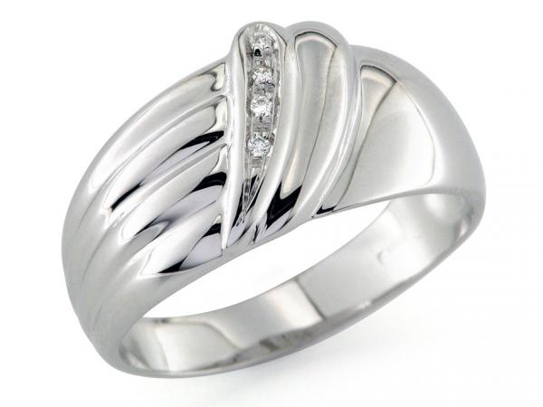 CF01149 - Anello Fantasia Oro e Diamanti 0.04 Ct