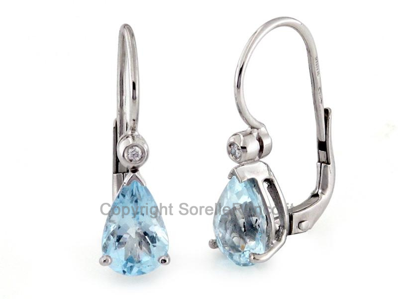ORECCHINI ORO E ACQUAMARINA 2.20 CT
