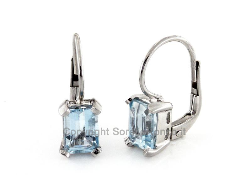 ORECCHINI CON ACQUAMARINA 1.80-2.00 CT