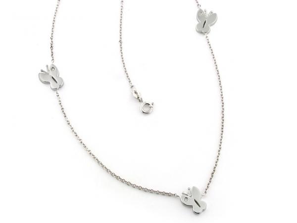 CF01170 - Collana con Inseriti a Farfalla in Oro