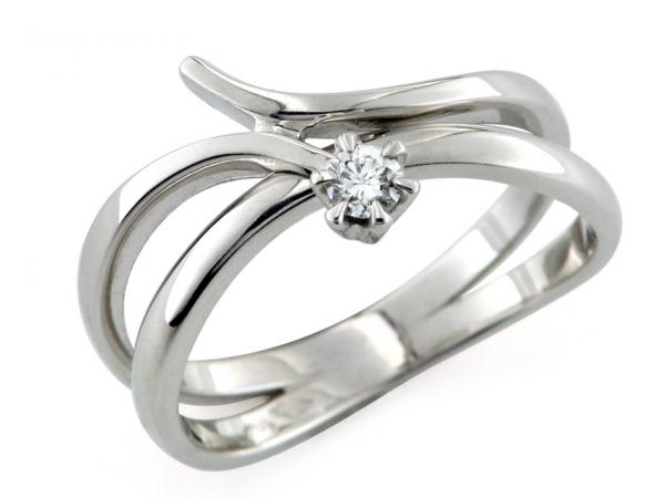 CF01177 - Anello con Diamante Solitario ct. 0.07