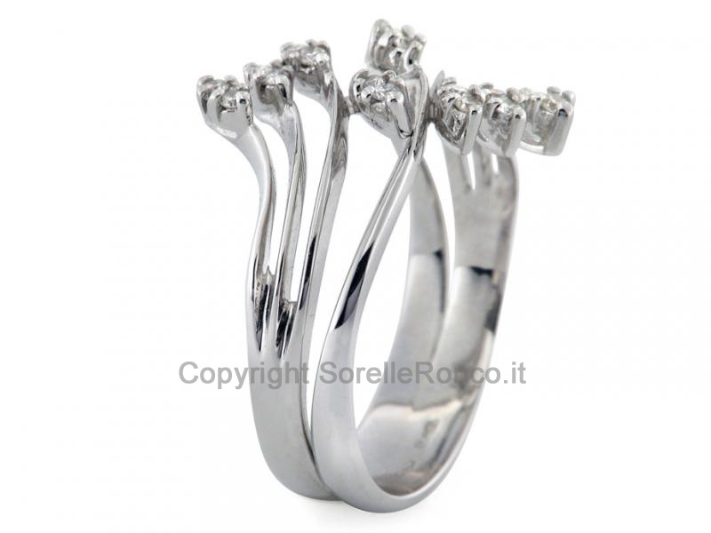 ANELLO IN ORO CON DIAMANTI 0.16 CT