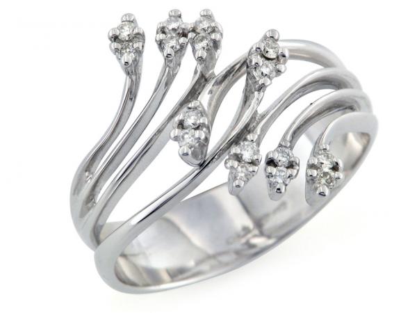 CF01187 - Anello in Oro con Diamanti 0.16 ct