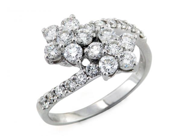 CF01189 - Anello Contrarie Oro e Diamanti 1.39 ct