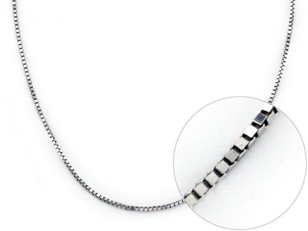CF01197 - Catena VENEZIANA in Oro Bianco 42cm