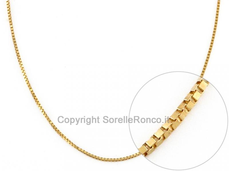 COLLANINA VENEZIANA IN ORO GIALLO 42CM