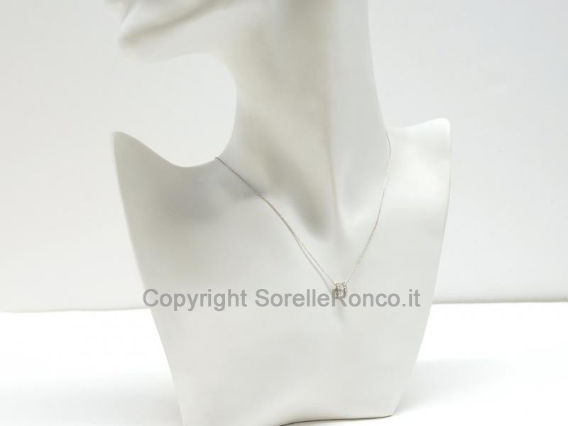 GIROCOLLO IN ORO BIANCO CON DIAMANTI