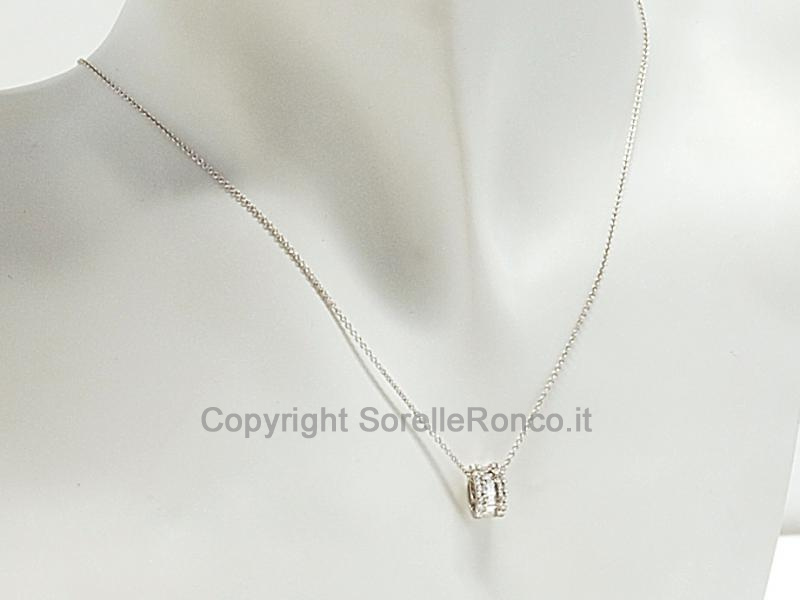 GIROCOLLO IN ORO BIANCO CON DIAMANTI