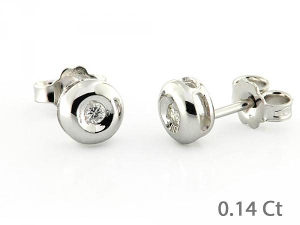 CF01250 - Orecchini con Diamante Puntoluce 0.14 ct