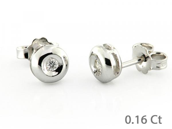 CF01251 - Orecchini con Diamante Puntoluce 0.16 ct