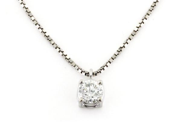 CF01253 - Girocollo Puntoluce con Diamante ct 0.31