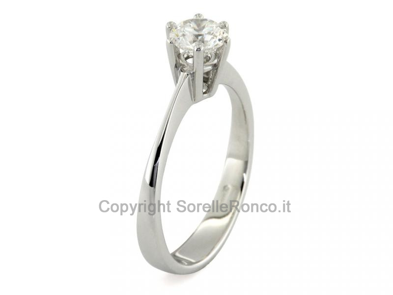 ANELLO CON DIAMANTE SOLITARIO DA 0.70-0.71 CT