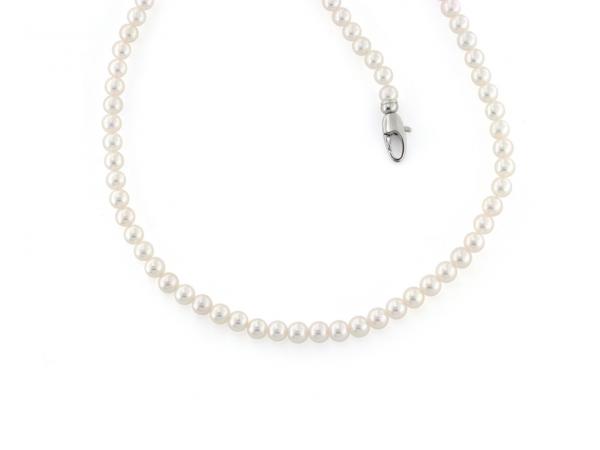 CF01257 - Collana Filo di Perle Akoya da 4-4.5 mm