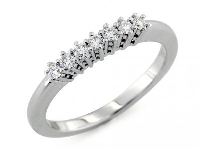 Anello Riviera con Diamanti da 0.21 ct