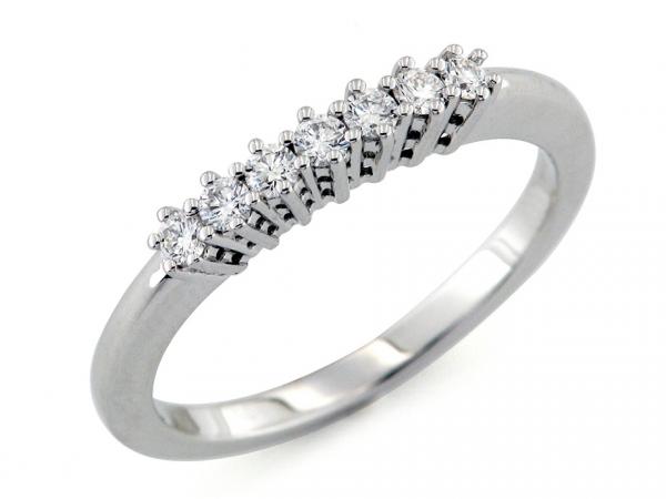 CF01274 - Anello Riviera con Diamanti da 0.21 ct