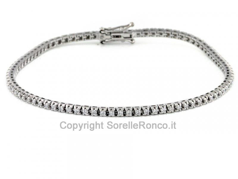 BRACCIALE TENNIS CON DIAMANTI DA 0.90 CT