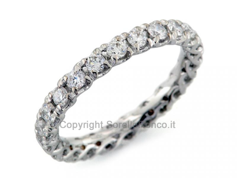 ANELLO ETERNITY CON DIAMANTI DA 1.10 CT