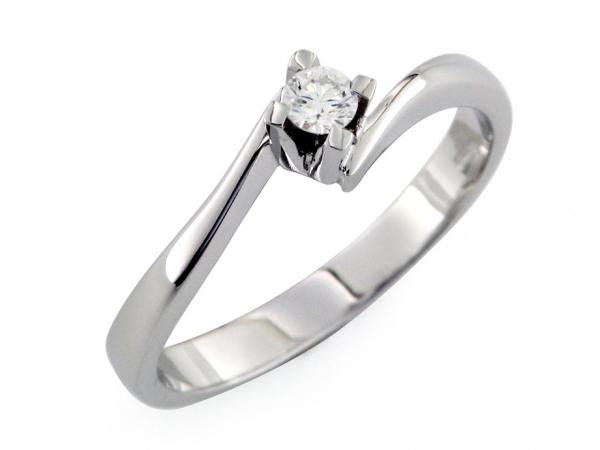 CF01282 - Anello Contrarie con Diamante 0.10 ct