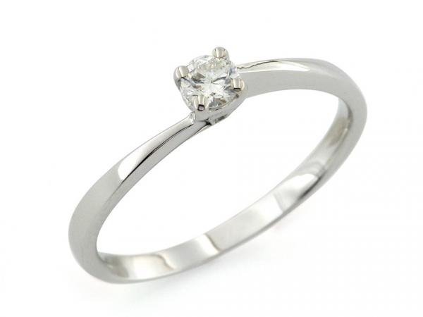 CF01304 - Anello con Diamante Solitario 0.15 Ct