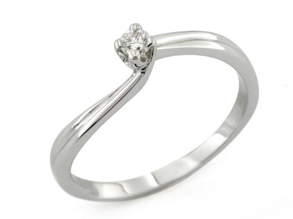 CF01305 - Anello con Diamante Solitario 0.05 Ct