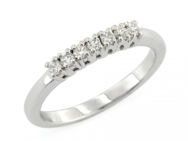 CF01313 - Anello Riviera Oro e Diamanti da 0.20 Ct