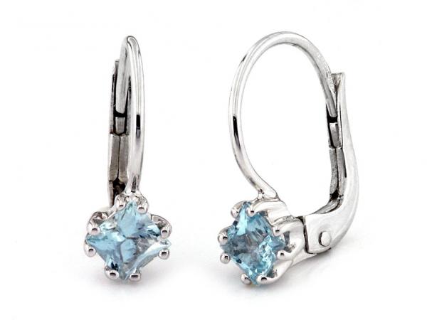 CF01325 - Orecchini con Acquamarine 0.60 Ct