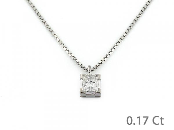 CF01326 - Puntoluce in Oro con Diamante 0.17 Ct