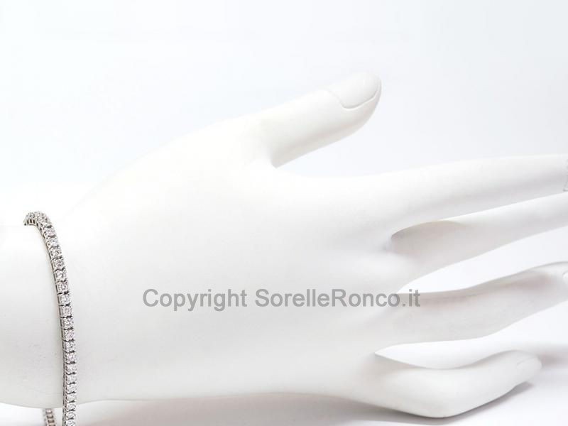 BRACCIALE TENNIS CON DIAMANTI DA 3.10 CT