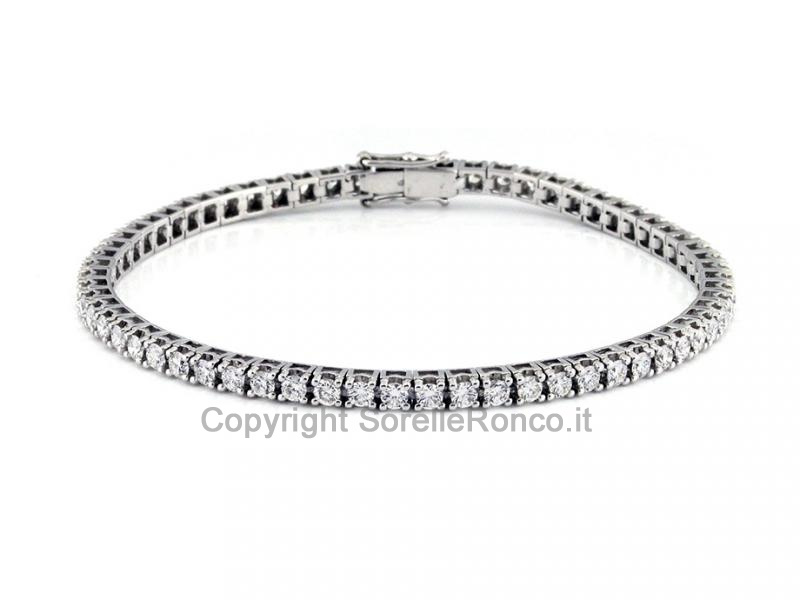 BRACCIALE TENNIS CON DIAMANTI DA 3.10 CT